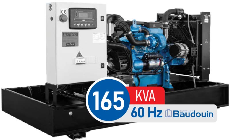 دیزل ژنراتور بادوین 165 کاوا مدل 6M11G4D0/S